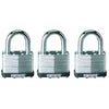 Master Lock Fortress 5.56 in. H X 2 in. W Laminated Steel 4-Pin Cylinder Padlock Keyed Alike