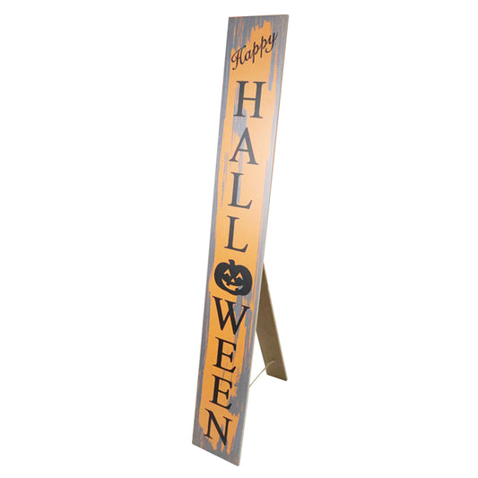 Celebrations Happy Halloween Vertical Sign Halloween Decoration 31.02 in. H x .47 in. W 1 pk (Pack of 4)