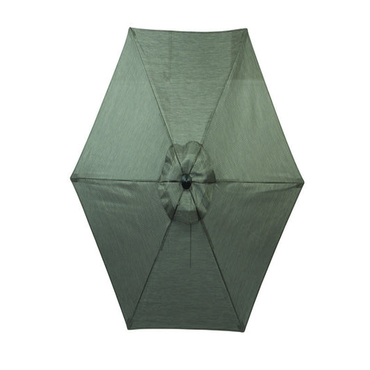 Living Accents Icarus 9 ft. Tiltable Brown Patio Umbrella