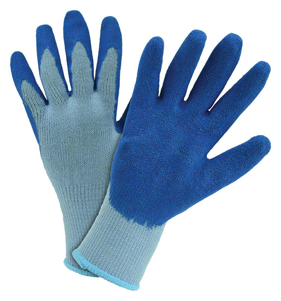 GUANTE DE PUNTO/LÁTEX AZUL M