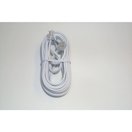 Black Point Products 15 ft. L White Phone Line Cord