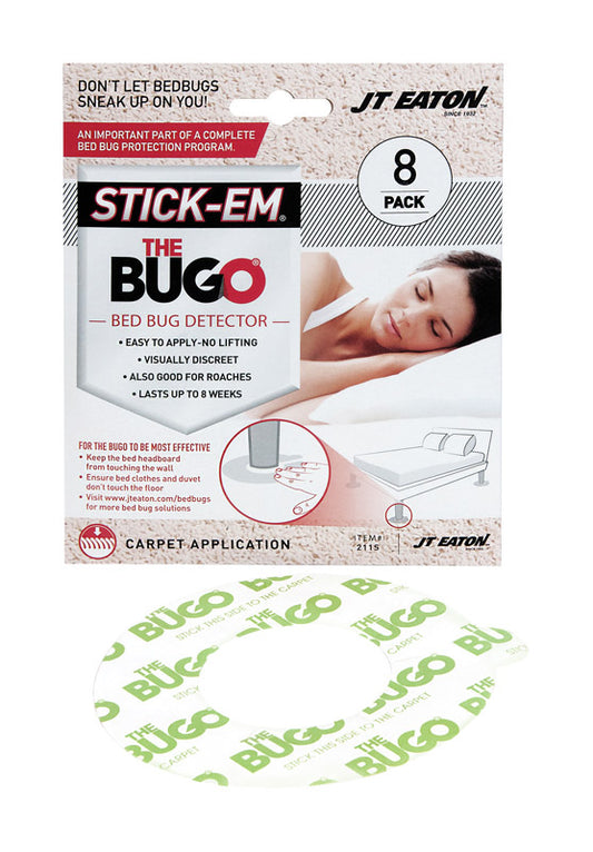 STICK-EM  THE BUGO  Bed Bug Detector  8 pk