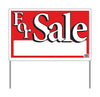 Hy-Ko English Red Informational Sign 16 in. H X 26 in. W