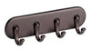 iDesign Affixx Brown Plastic Key Rack