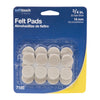 Softtouch Felt Self Adhesive Protective Pad Oatmeal Round 0.75 in. W X 0.75 in. L 20 pk