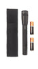 Maglite Mini Pro Black Aluminum Impact Resistant AA Battery LED Flashlight and Holster 272 lm.