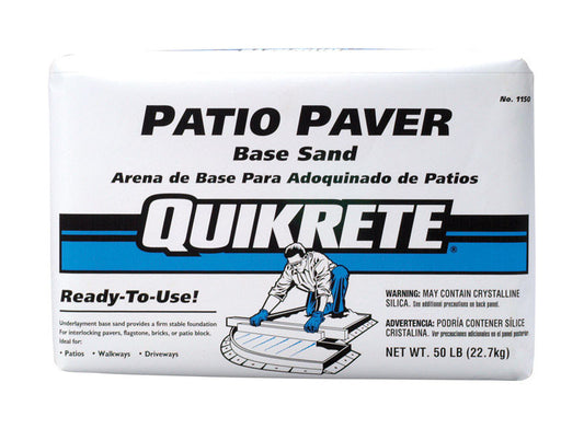 Quikrete  Patio Paver  Brown  Base Sand  50 lb.
