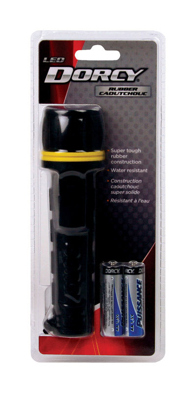 Dorcy Black LED Flashlight AA Battery