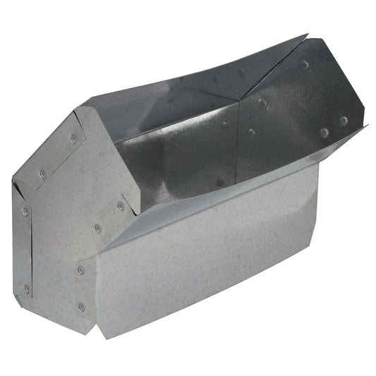 Imperial Manufacturing Stack Elbow Short Way 45 Degree 3-1/4 " Dia. X 10 " Galvanized 26 Ga Steel (Case of 6)