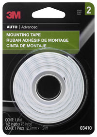 Mounting Tape, 1/2 x 75-In.