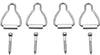Prime-Line Silver Aluminum Window Latch 1/16 in. W X 1-9/16 in. L For Spline Channel 4 pk