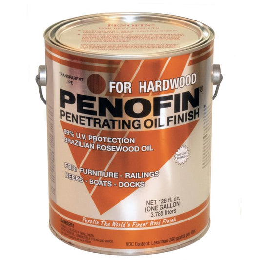 Penofin IPE Transparent Oil-Based Penetrating Hardwood Stain 1 gal. (Pack of 4)
