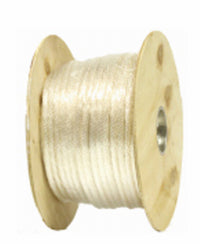 Nylon Rope, Solid Braided, White, 1/2-In. x 250-Ft.