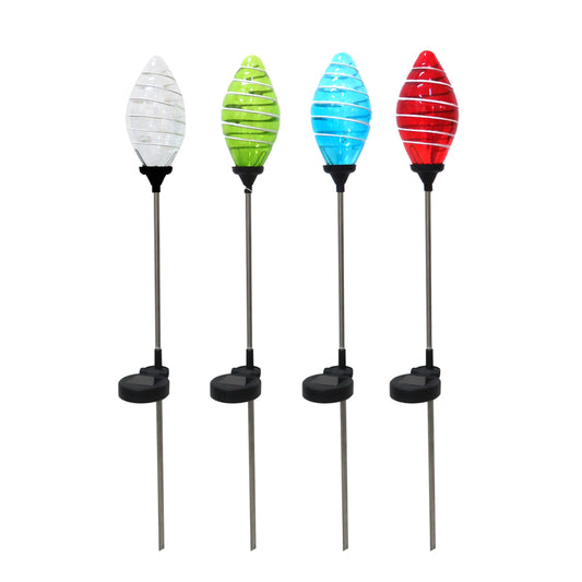 Alpine Abstract Bulb Stake Pathway Decor (Pack of 16)