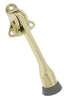 Ultra Hardware Die Cast Zinc/Steel/Rubber Tip Brass Kick-Down Door Holder Mounts to door