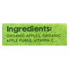 Vermont Village Organic Applesauce - Unsweetened - Case of 12 - 4 oz.