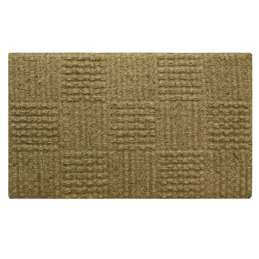 Sports Licensing Solutions Woven Brown Coir Coco Mat 30 L x 18 W