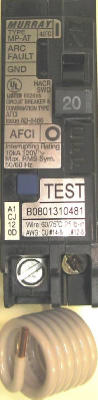 Murray  20 amps Arc Fault/Single Pole  1  Circuit Breaker