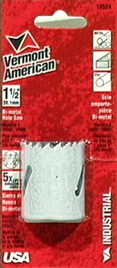 Vermont American 18524 1-1/2" Carbon Steel Hole Saws