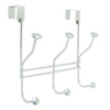 Amerock  9-5/16 in. L Silver  Steel  Medium  Over the Door Multiple  Hook  1 pk