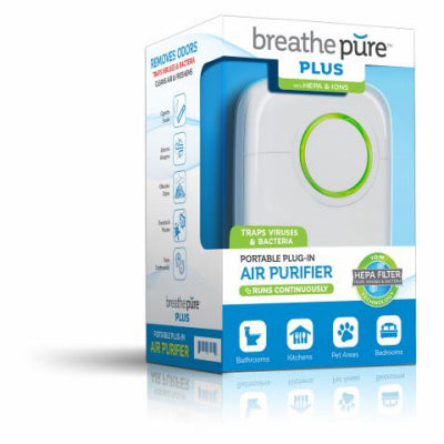 Breathe Pure Plus Plug In Air Purifier, Portable