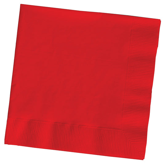 Creative Converting 661031B Classic Red 2 Ply Lunch Napkins 50 Count                                                                                  