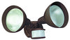 Designers Edge Motion-Sensing Hardwired LED Bronze Security Floodlight