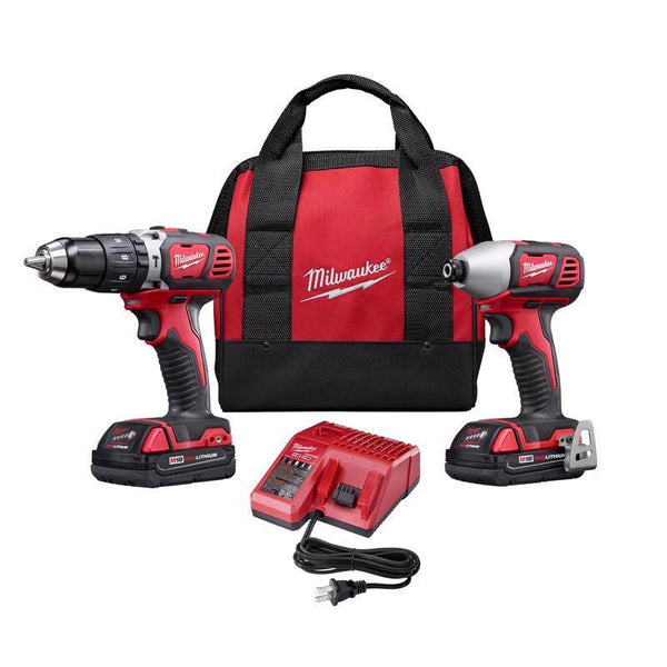 Kit combinado de 2 herramientas inalámbricas con escobillas M18 de Milwaukee