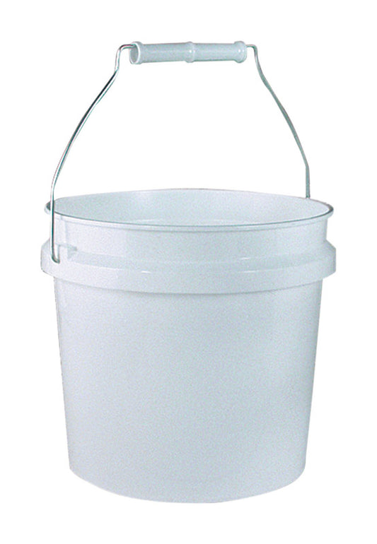Leaktite White 1 gal. Plastic Bucket (Pack of 24)
