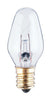 Westinghouse  4 watts C7  Speciality  Incandescent Bulb  E12 (Candelabra)  White  4 pk