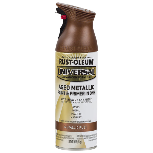 Rustoleum 285072 12 Oz Rust Universal® Aged Metallic Spray Paint (Pack of 6)