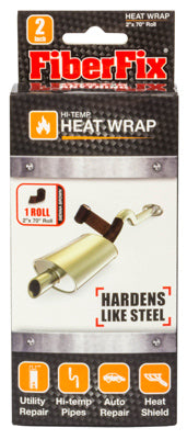 FiberFix Heat Wrap 2 in. W X 70  L Tape Brown