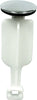 Pfister 1-1/4 in. D Chrome Plastic Mini Toilet Plunger