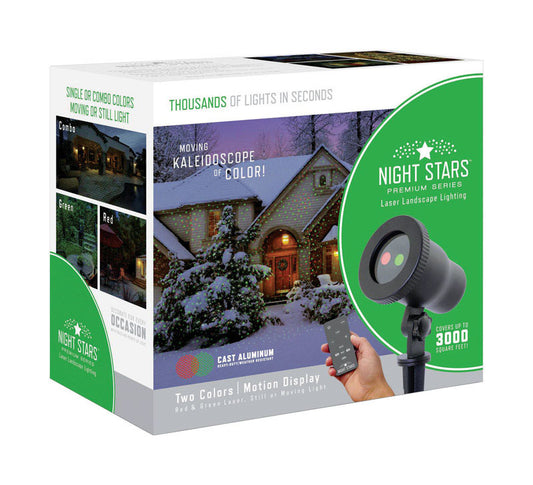 Night Stars  Premium Series  Laser/LED  Light  Green/Red  1 lights