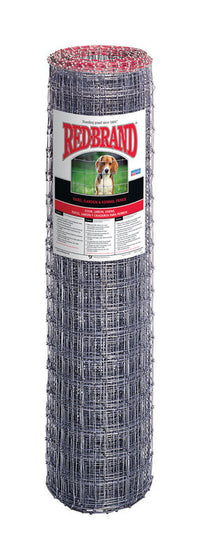 Red Brand Square Deal 48 in.   H X 50 ft. L Steel Multi-Purpose Fence Silver