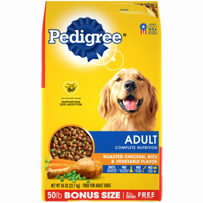 Dog Food, Dry, Adult, 46.8-Lbs.