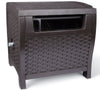 Suncast Smart Tube 175 ft. Brown Retractable Free Standing Hideaway Hose Reel