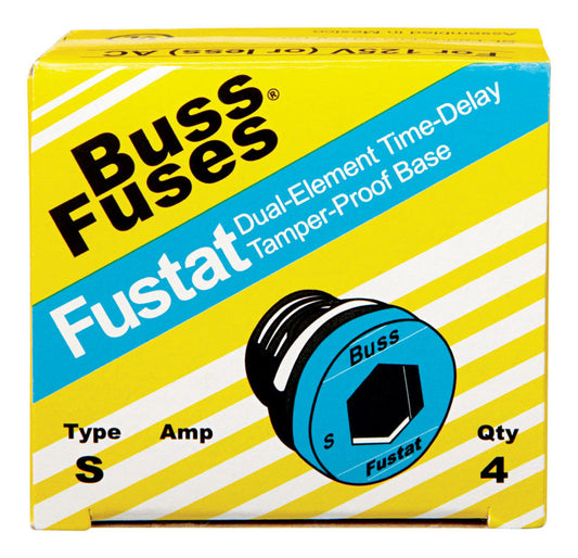 Bussmann 8 amps Plug Fuse 4 pk