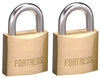 Master Lock Fortress 5.6 in.   H X 1-1/2 in.   W Aluminum 4-Pin Cylinder Padlock 2 pk Keyed Alike