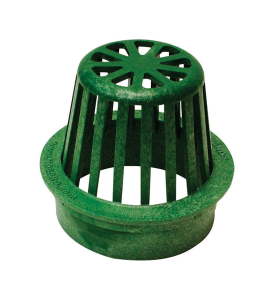 NDS  4 in. Green  Polyolefin  Atrium Grate