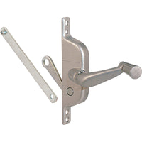 Prime-Line  Gray  Cast Metal  Center  Jalousie  Window Operator  For Universal