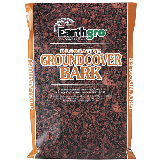 Earthgro Natural Decorative Groundcover Bark Mulch 2 cu. ft.