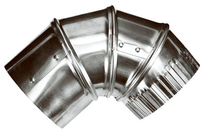 Codo de conducto de HVAC ajustable, aluminio, 4 pulgadas (paquete de 12)