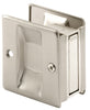 Prime-Line 2-1/2 in. L Satin Nickel Silver Brass Pocket Door Pull