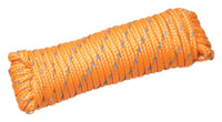 YakGear  3/16 in. Dia. x 30 ft. L Orange  Braided  Nylon  Rope