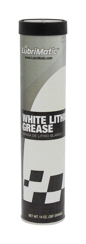 Lubrimatic White Lithium Grease 14 oz. Cartridge (Pack of 10)