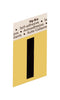 Hy-Ko 1-1/2 in. Black Aluminum Letter I Self-Adhesive 1 pc. (Pack of 10)