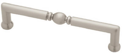 4-In. Satin Nickel Decorating Bow Cabinet Pull