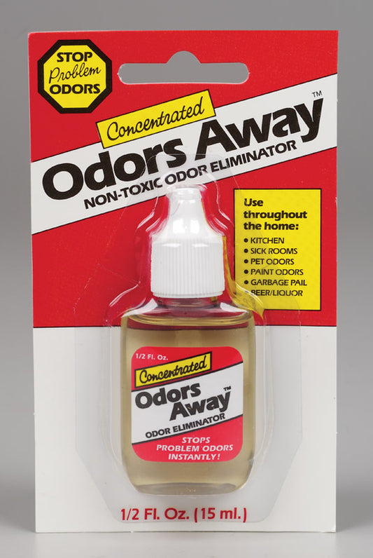 Odors Away No Scent Concentrated Non-Toxic Air Freshener Liquid 0.5 oz. (Pack of 24)