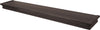 HIGH AND MIGHTY 2.5 in.   H X 36 in.   W X 6 in.   D Espresso Plastic Floating Shelf (Pack of 2)
